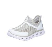 FSK Damen Halbschuhe weiss/weiss-silber/silverflower/bianco - Gr. - 38