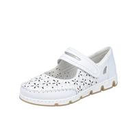 Rieker Damenschuhe Slipper / Trotteur weiss/weiss weiss/weiss - Gr. - 41