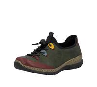 Rieker Damenschuhe Slipper / Trotteur wine/forest/royal/honig/schwarz wine/forest/honig - Gr. - 40