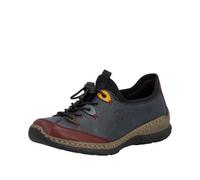 Rieker Damenschuhe Slipper / Trotteur wine/pazifik/muskat/royal/honig/schwarz wine/pazifik/muskat/royal/honig/schwarz - Gr. - 36