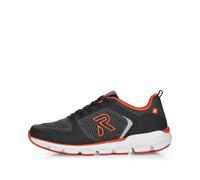 Rieker Damenschuhe Sneaker low negro/fumo-schwarz/schwarz/schwarz/plati fumo-schwarz/schwarz - Gr. - 37