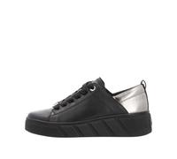 Rieker Damenschuhe Sneaker low schwarz/altsilber/schwarz schwarz/altsilber - Gr. - 43