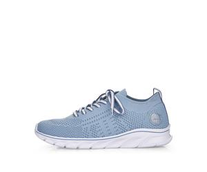 Rieker Damenschuhe Sportliche Schnürer adria/sky sky - Gr. - 36