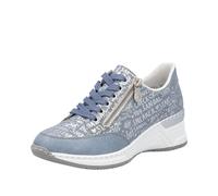 Rieker Damenschuhe Sportliche Schnürer bleu/blue bleu/blue - Gr. - 40