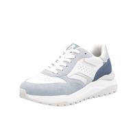 Rieker Damenschuhe Sportliche Schnürer bleu/weiss/weiss/perlmutt/jeans bleu/weiss/weiss/perlmutt/jeans - Gr. - 37