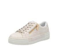 Rieker Damenschuhe Sportliche Schnürer ivory/beige-gold ivory/beige-gold - Gr. - 39