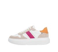 Rieker Damenschuhe Sportliche Schnürer lightrose/weiss/magenta/weiss/carrot lightrose/weiss/magenta - Gr. - 38
