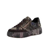 Rieker Damenschuhe Sportliche Schnürer nougat/schwarz-pastell/antik nougat/schwarz-pastell - Gr. - 40