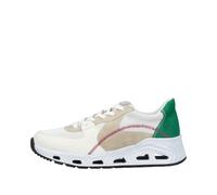 Rieker Damen Halbschuhe FSK Offwhite/Sportweiß/Cliff/Smaragd Größe 38