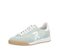 Rieker Sneaker RIEKER SPORT Damen Gr. 39 Textil/Veloursleder hellmint/weiß, gepolsterter Schaftrand
