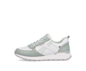 Rieker Damenschuhe Sportliche Schnürer peppermint/sportweiss/weiss/palecyan/wei peppermint/sportweiss/weiss/palecyan/wei - Gr. - 38