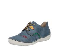Rieker Damenschuhe Sportliche Schnürer royal/smaragd/senf smaragd/senf - Gr. - 39