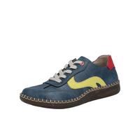 Rieker Damenschuhe Sportliche Schnürer royal/weizen/rosso weizen/rosso - Gr. - 39