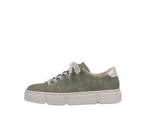 Rieker Damenschuhe Sportliche Schnürer schilf/fog-silver fog-silver - Gr. - 42