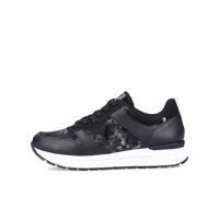 Rieker Damenschuhe Sportliche Schnürer schwarz/anthrazit/schwarz schwarz/anthrazit - Gr. - 42