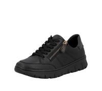Rieker Plateausneaker N1301-00 Damen Größe 39 Schwarz Glattleder Bequemweite G