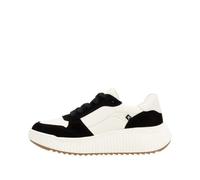 Rieker Damenschuhe Sportliche Schnürer schwarz/cotton/porzellan schwarz/cotton/porzellan - Gr. - 37
