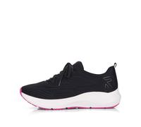 Rieker Damenschuhe Sportliche Schnürer schwarz (fuchsia) schwarz (fuchsia) - Gr. - 40