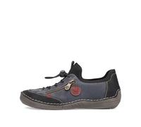 Rieker Damenschuhe Sportliche Schnürer schwarz/pazifik/wine/schwarz schwarz/pazifik/wine/schwarz - Gr. - 38