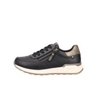 Rieker Damenschuhe Sportliche Schnürer schwarz/schwarz/antik schwarz - Gr. - 43