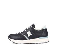 Rieker Damenschuhe Sportliche Schnürer schwarz/schwarz/wavelite/crema/schwarz schwarz/schwarz/wavelite/crema/schwarz - Gr. - 37