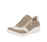 Rieker Damenschuhe Sportliche Schnürer shell/creme-flower/muschel shell/creme-flower/muschel - Gr. - 39
