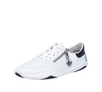 Rieker Damenschuhe Sportliche Schnürer weiss/navy weiss/navy - Gr. - 41