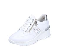 Rieker Damenschuhe Sportliche Schnürer weiss/rose/silver weiss/rose/silver - Gr. - 41
