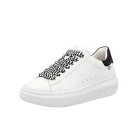 Rieker Damen Sneaker W1201 – Low-Top, weiß, lose Einlage – Größe 38 (EU / 5 UK)