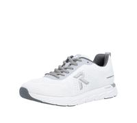 Sneaker RIEKER SPORT, Herren, Gr. 42, weiß, Textil, Schuhe Sneaker, Freizeitschuh, Halbschuh, Schnürschuh mit herausnehmbarer Einlage (63532756-42) weiß