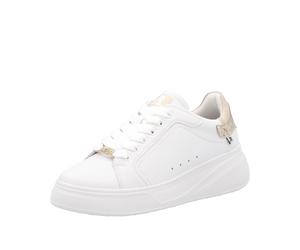 Rieker Damenschuhe Sportliche Schnürer weiss/weiss/gold-silber/muschel weiss/gold-silber/muschel - Gr. - 37