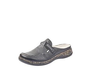 Rieker Dames 46393 klompen, zwart zwart 00, 39 EU