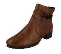 Rieker Depart Womens Ankle Boots 39 EU Tobacco Leather
