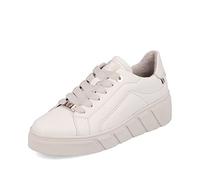 Rieker Evolution Damen Low-Top Sneaker W0503, Frauen Halbschuhe,lose Einlage,Strassenschuhe,Sportschuhe,Freizeitschuhe,Weiss (80),39 EU / 6 UK
