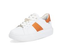 Rieker Evolution Damen Low Sneaker Weiß Glattleder, Größe:39, Farbauswahl:weiß