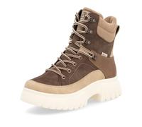 Rieker Evolution Damen Schnürstiefeletten W1871, Frauen Stiefeletten, lose Einlage, wasserabweisend, riekerTEX,Booties,braun (25),39 EU / 6 UK