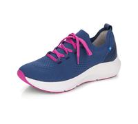 Rieker Evolution Damen Sneaker Low, blau, 38 EU