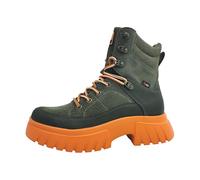 Rieker Evolution Damen Stiefeletten/Boots Farbe Grün Kombi Leder-Synthetik-Mix wasserfest, isolierend Größe 40 EU