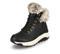 Rieker Evolution Damen Winterstiefel W0063, Frauen Stiefel, lose Einlage, wasserabweisend, riekerTEX,Fellstiefel,warm,schwarz (00),37 EU / 4 UK