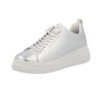 Rieker Damen Schnürhalbschuh in Silber/Platin - Gr. 39