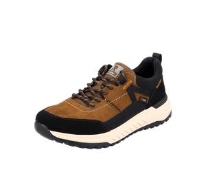 Rieker Evolution - HWK Herren Halbschuhe braun kombi - Gr. - 42