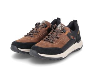 Rieker Evolution Low Sneaker - Gr. 41 - Braun - Leder und Synthetik