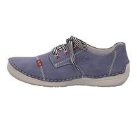 Rieker Frühjahr/ Sommer, Damen Derbys, Blau (jeans/ 14 14), 39 EU (6 UK)