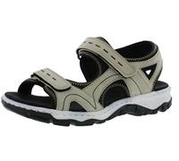 Rieker Frühjahr/Sommer, Damen Geschlossene Sandalen, Beige (Champignon/Schwarz 61), 39 EU (6 UK)
