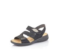 Rieker, Damen Riemchensandalen, Damen, Schwarz, Größe EU 42
