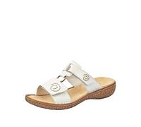 Rieker V69N2 80 Damen Pantolette Weiss Weiss 36