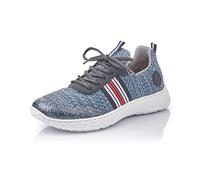 Rieker Frühjahr/Sommer, Damen Sneaker, Blau (Clear/Mare/Pazifik/ 14 37 EU (4 UK)