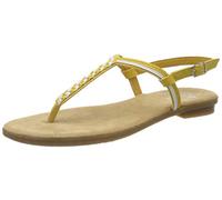Rieker Frühjahr/Sommer, Damen Zehentrenner, Gelb (Yellow/Weiss 68), 42 EU (8 UK)