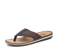 Rieker Frühjahr/Sommer, Herren Zehentrenner, Blau (Denim/Marron 14), 41 EU (7.5 UK)