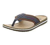 Rieker Frühjahr/Sommer, Herren Zehentrenner, Blau (Denim/Marron 14), 43 EU (9 UK)